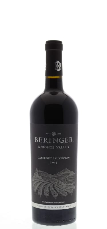 Beringer Knights Valley Cabernet Sauvignon 2013 Front Bottle Shot