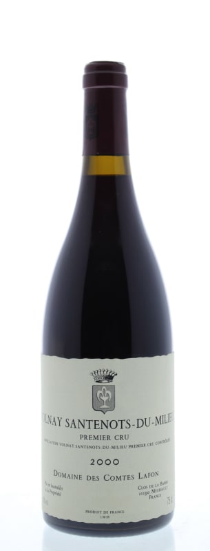 Domaine des Comtes Lafon Volnay Santenots-du-Milieu 2000 Front Bottle Shot