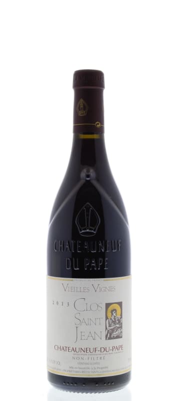 Clos Saint Jean Chateauneuf-Du-Pape Vieilles Vignes 2013 Front Bottle Shot