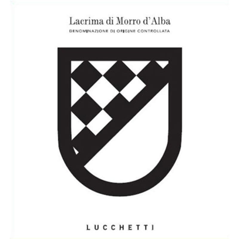 Lucchetti Lacrima Di Morro d'Alba 2014 Front Label
