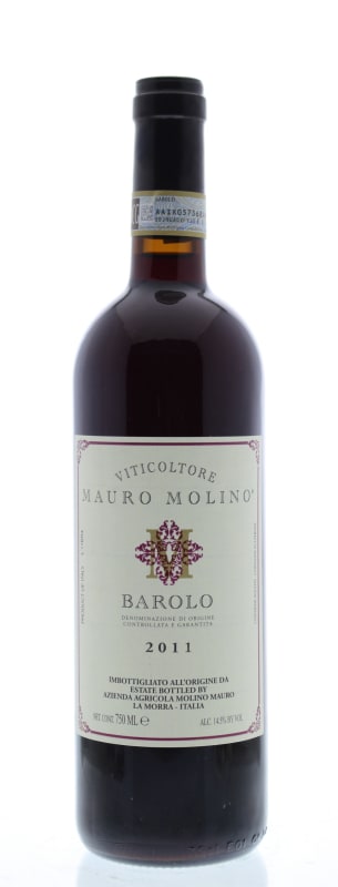 Mauro Molino Barolo 2011 Front Bottle Shot