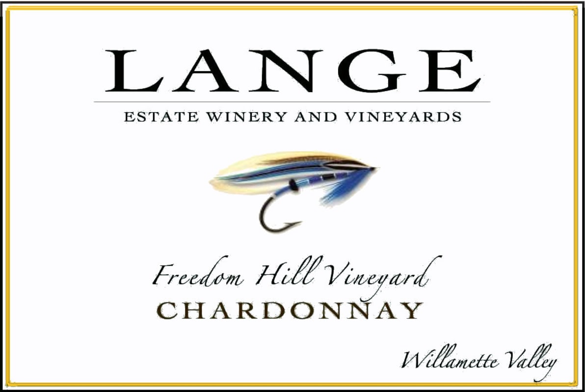 Lange Winery Freedom Hill Vineyard Chardonnay 2014 Front Label
