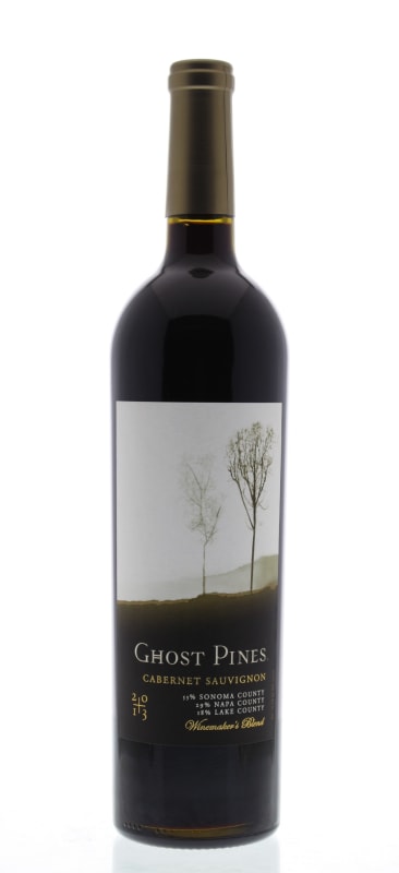 Ghost Pines Cabernet Sauvignon 2013 Front Bottle Shot
