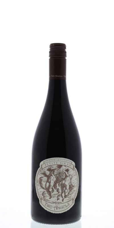 Two Angels Petite Sirah 2013 Front Bottle Shot