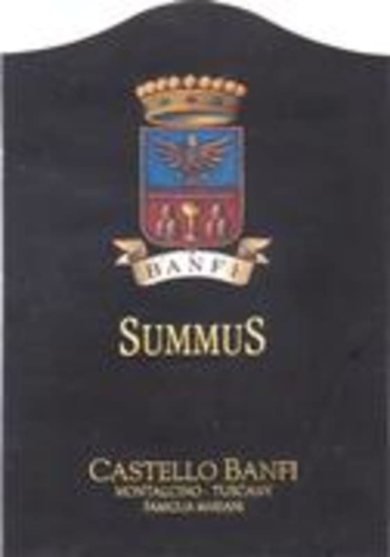 Banfi Summus 1998 Front Label