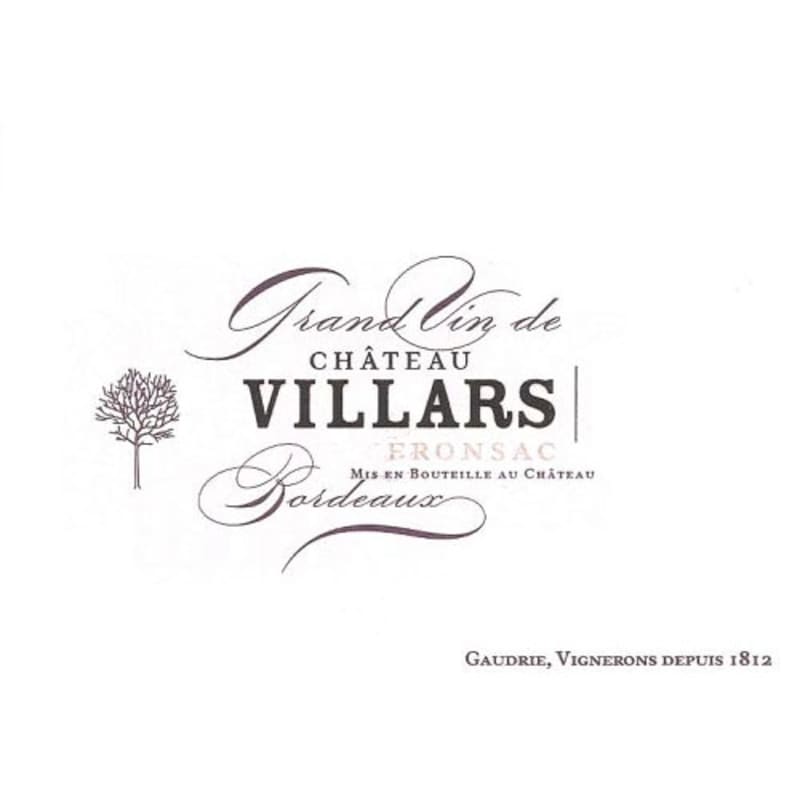 Chateau Villars 2010 Front Label
