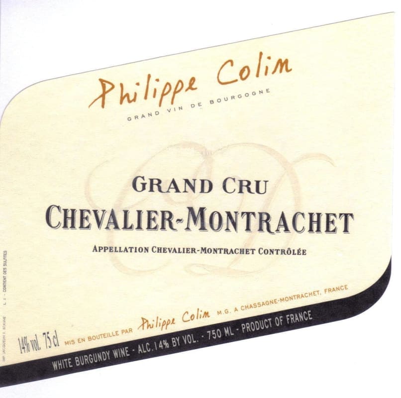 Philippe Colin Chevalier-Montrachet Grand Cru 2011 Front Label
