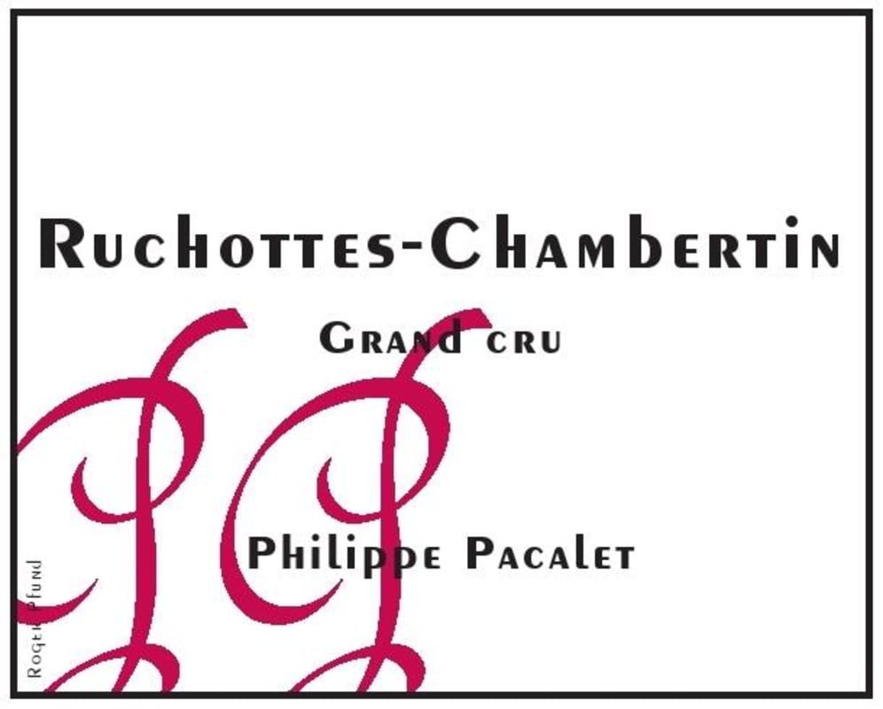 Philippe Pacalet Ruchottes-Chambertin Grand Cru 2013 Front Label