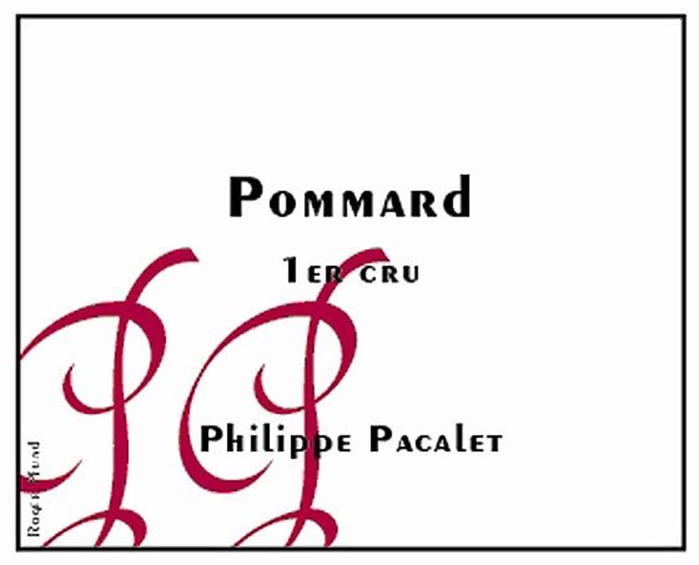Philippe Pacalet Pommard Premier Cru 2008 Front Label