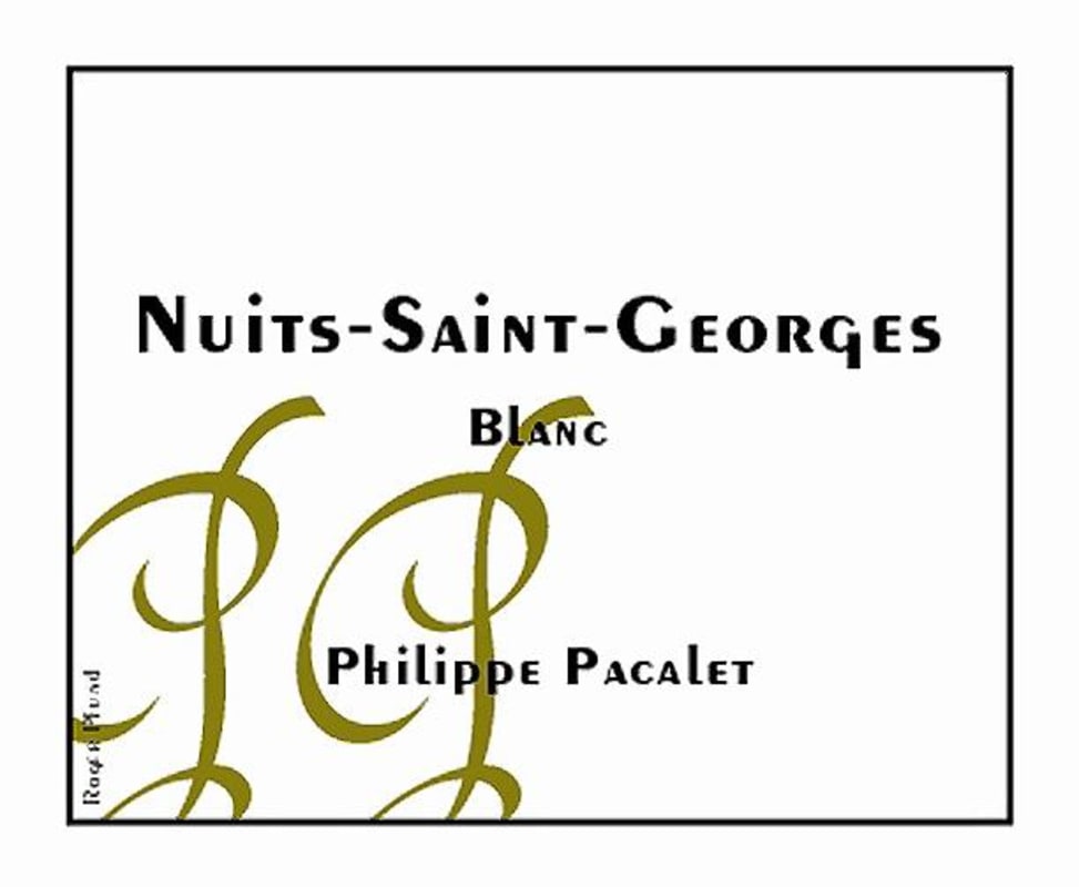 Philippe Pacalet Nuits-Saint-Geroges Blanc 2013 Front Label