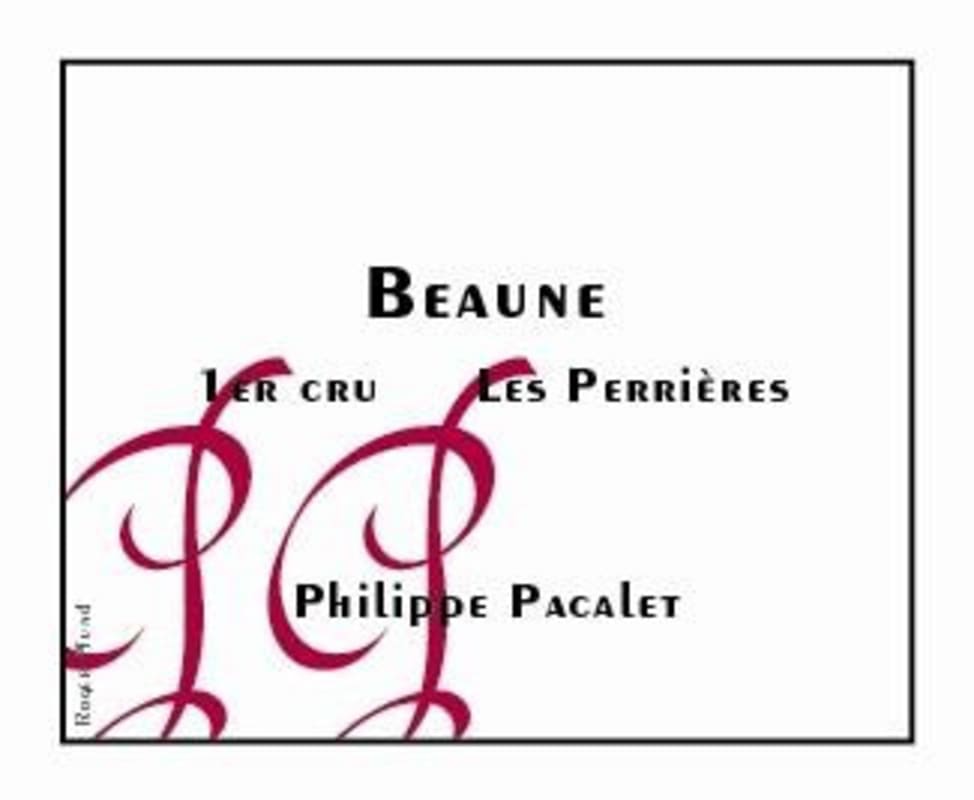 Philippe Pacalet Beaune Les Perrieres Premier Cru 2014 Front Label