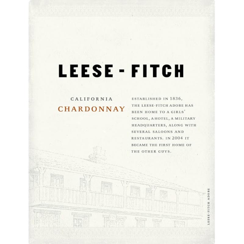 Leese-Fitch Chardonnay 2014 Front Label