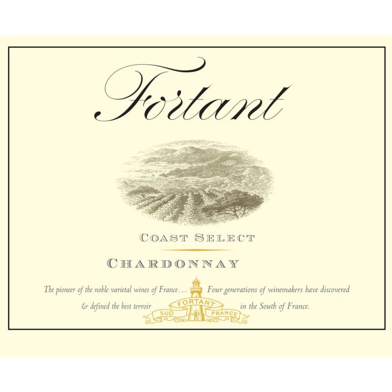 Fortant Coast Select Chardonnay 2014 Front Label
