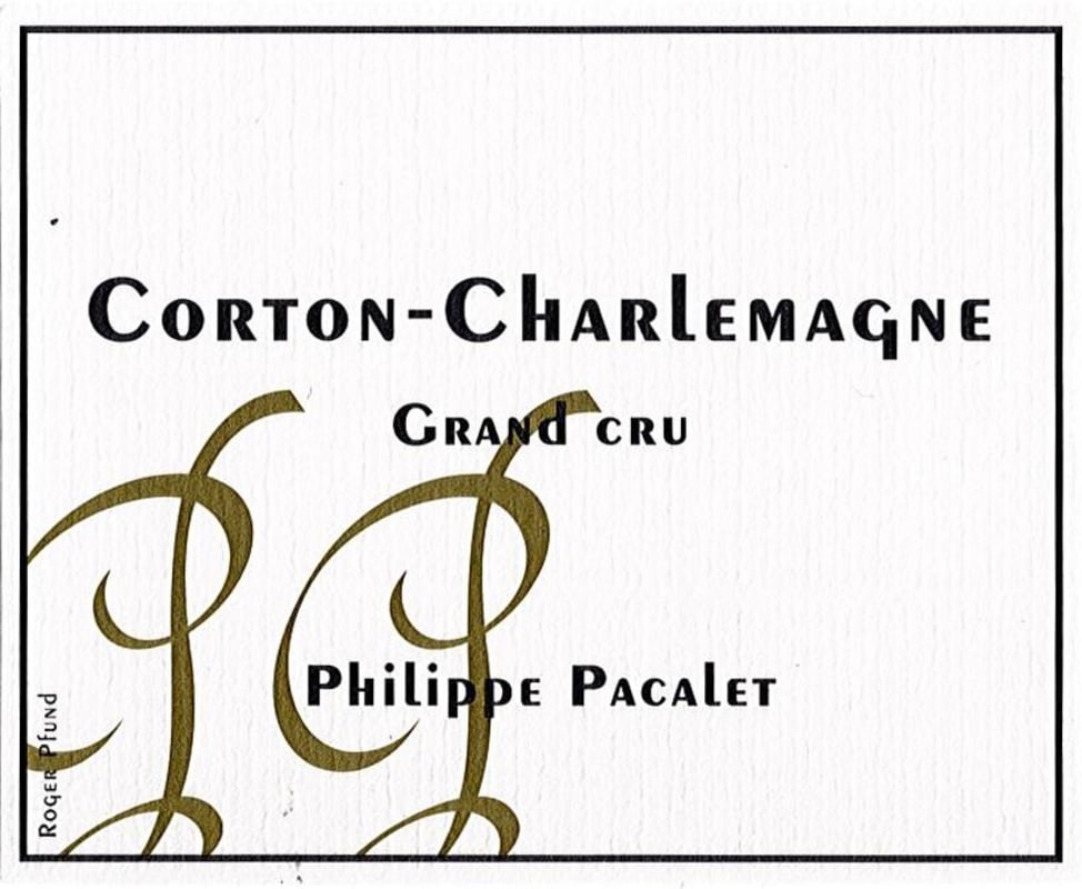 Philippe Pacalet Corton-Charlemagne Grand Cru 2014 Front Label