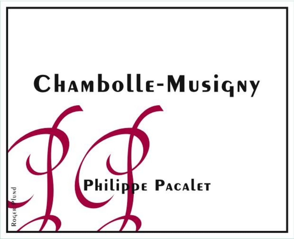 Philippe Pacalet Chambolle-Musigny 2009 Front Label