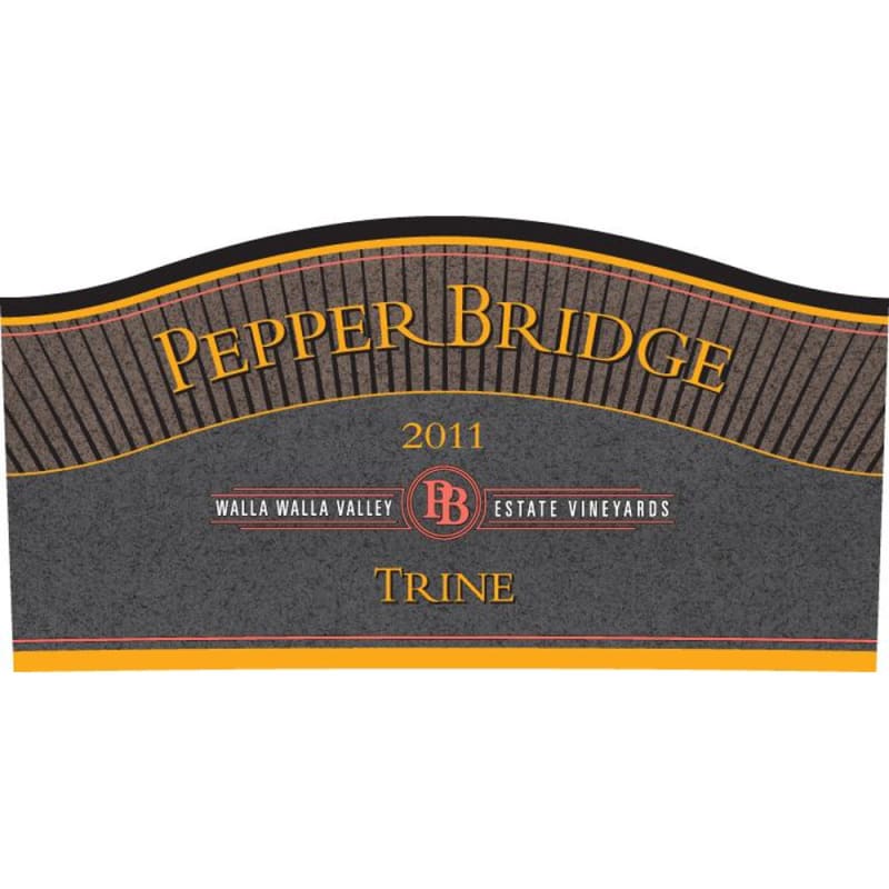 Pepper Bridge Winery Trine 2011 Front Label