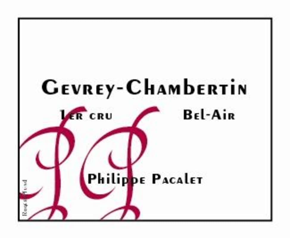 Philippe Pacalet Gevrey-Chambertin Bel-Air Premier Cru 2011 Front Label