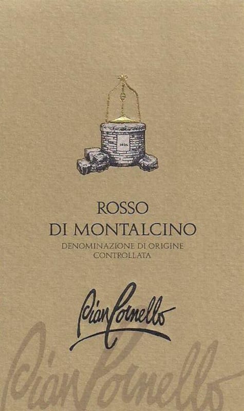 Piancornello Rosso di Montalcino 2009 Front Label