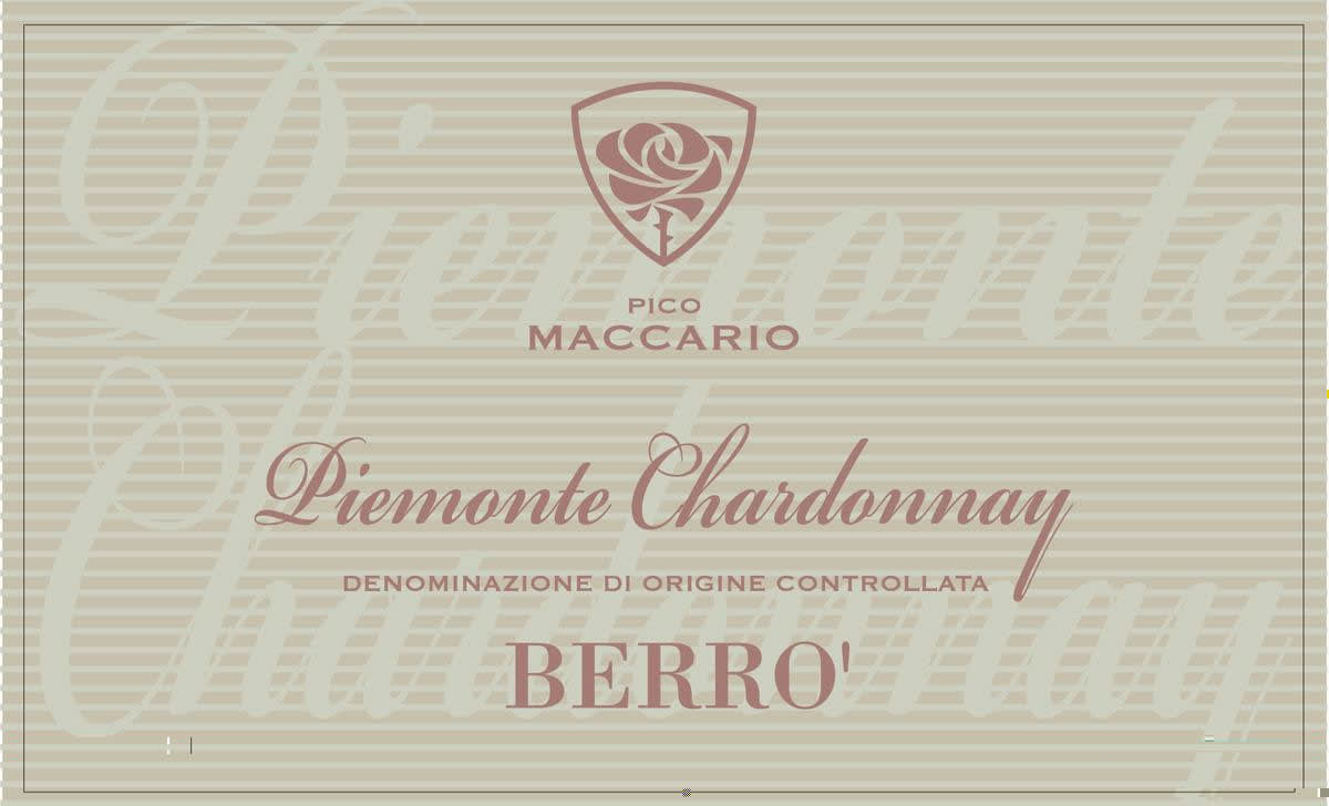 Pico Maccario Berro Piemonte Chardonnay 2010 Front Label
