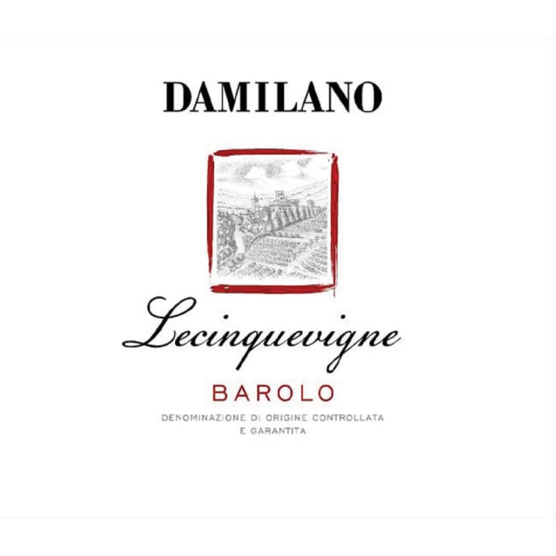 Damilano Barolo Lecinquevigne (375ML half-bottle) 2011 Front Label