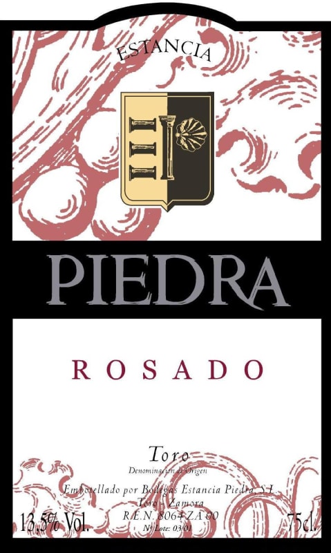 Val Piedra Rosado 2007 Front Label