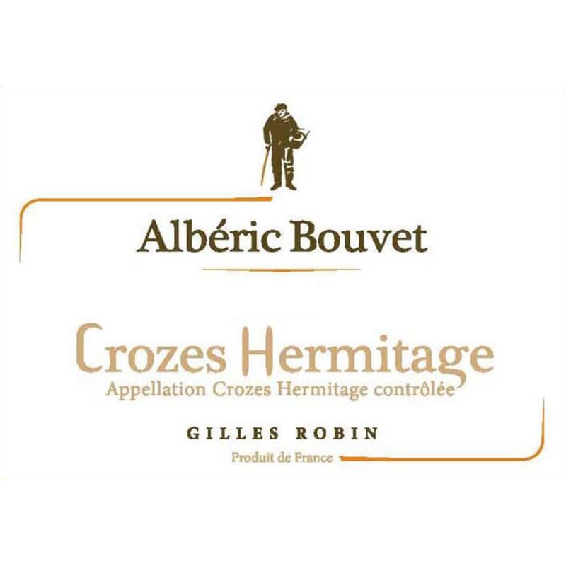 Gilles Robin Crozes-Hermitage Cuvee Alberic Bouvet 2012 Front Label