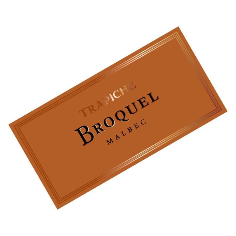 Trapiche Broquel Malbec 2013 Front Label