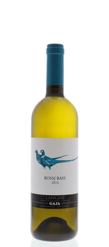 Gaja Rossj-Bass Bianco 2014 Front Bottle Shot