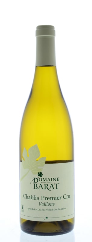 Domaine Barat Chablis Vaillons Premier Cru 2013 Front Bottle Shot