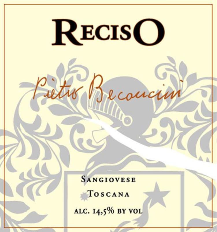 Pietro Beconcini Toscana Reciso 2007 Front Label