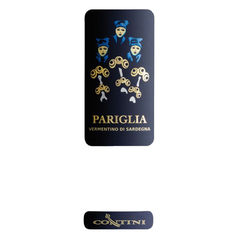 Contini Pariglia Vermentino 2014 Front Label