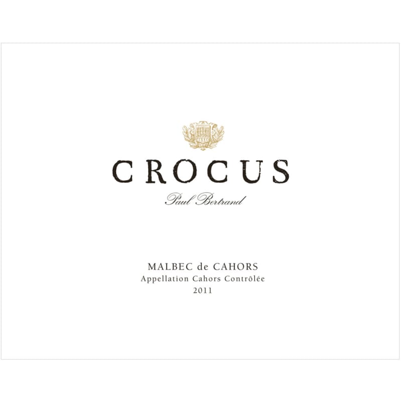 Crocus Malbec de Cahors 2011 Front Label