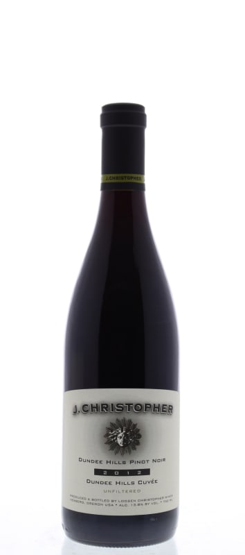J. Christopher Dundee Hills Cuvee Pinot Noir 2012 Front Bottle Shot