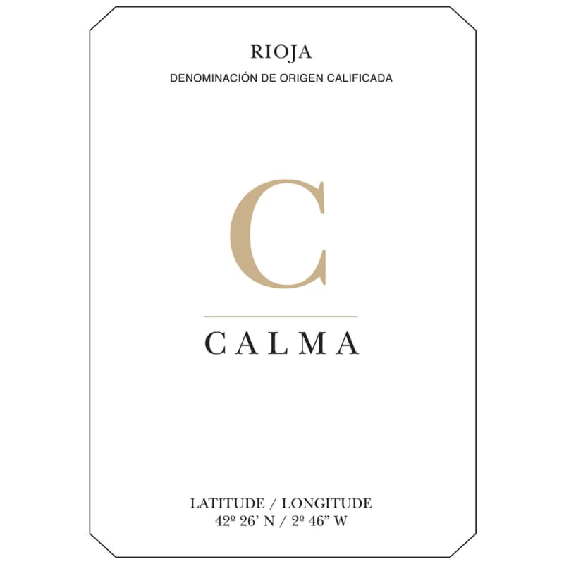 Calma Crianza 2010 Front Label