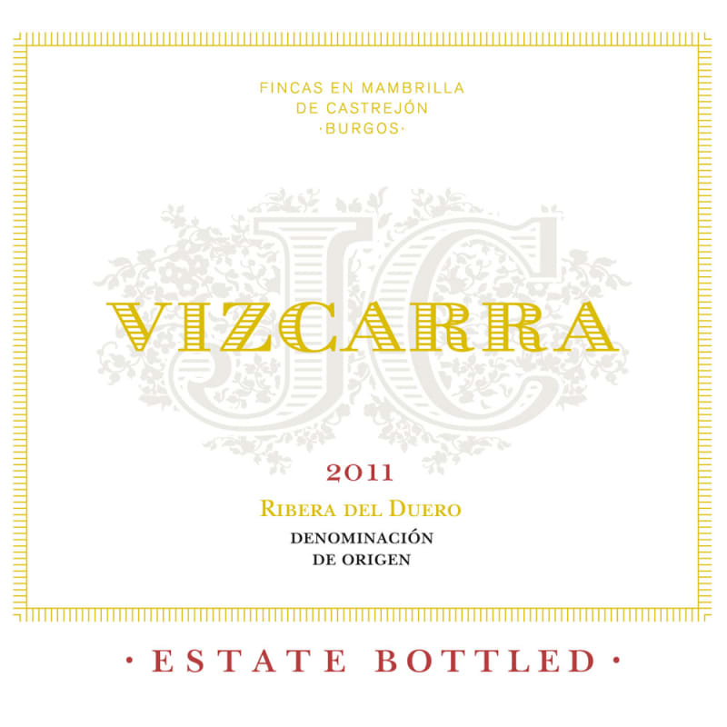 Vizcarra JC Vizcarra 2011 Front Label