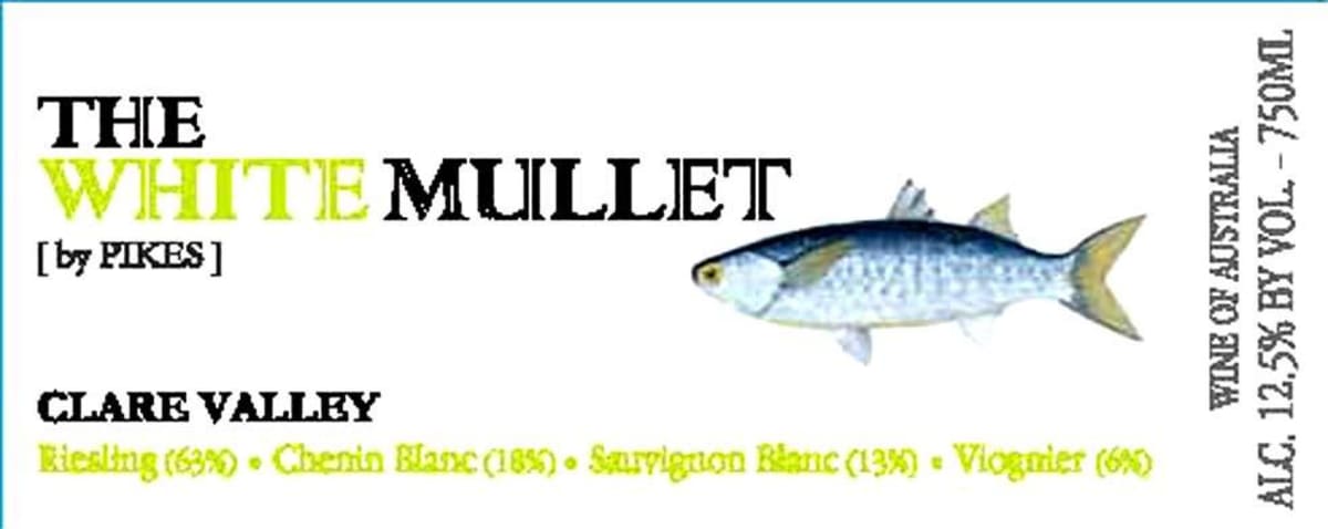 Pikes The White Mullet 2013 Front Label