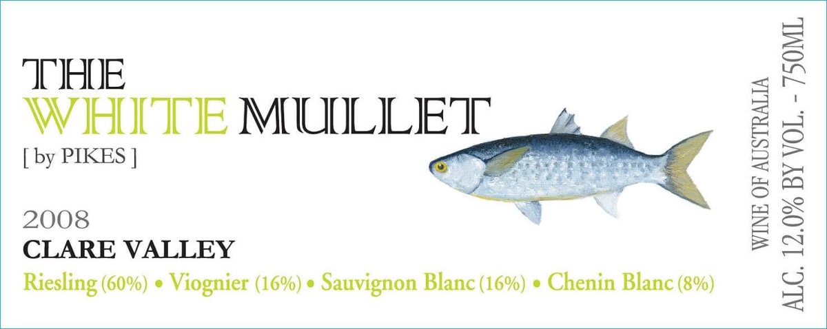 Pikes The White Mullet 2008 Front Label