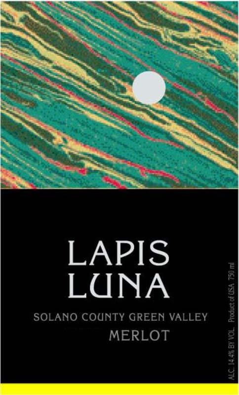 Lapis Luna Merlot 2014 Front Label