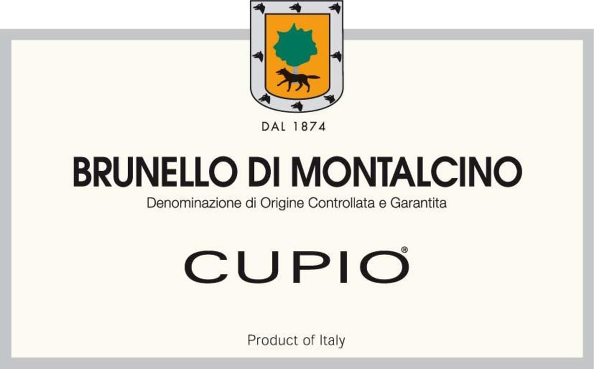 Pinino Cupio Brunello di Montalcino 2010 Front Label
