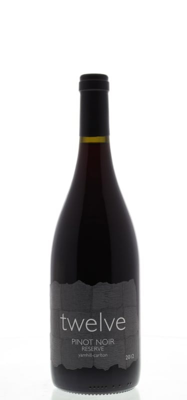 Twelve Estate Reserve Pinot Noir 2012 Front Bottle Shot