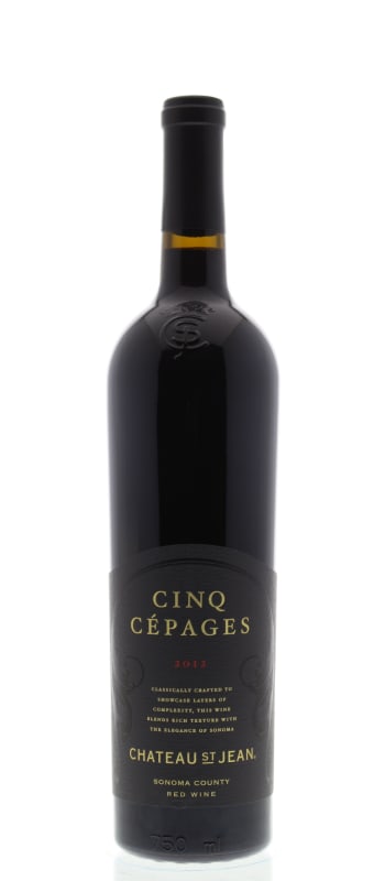 Chateau St. Jean Cinq Cepages 2012 Front Bottle Shot