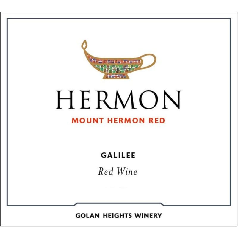 Yarden Mount Hermon Red (OK Kosher) 2014 Front Label