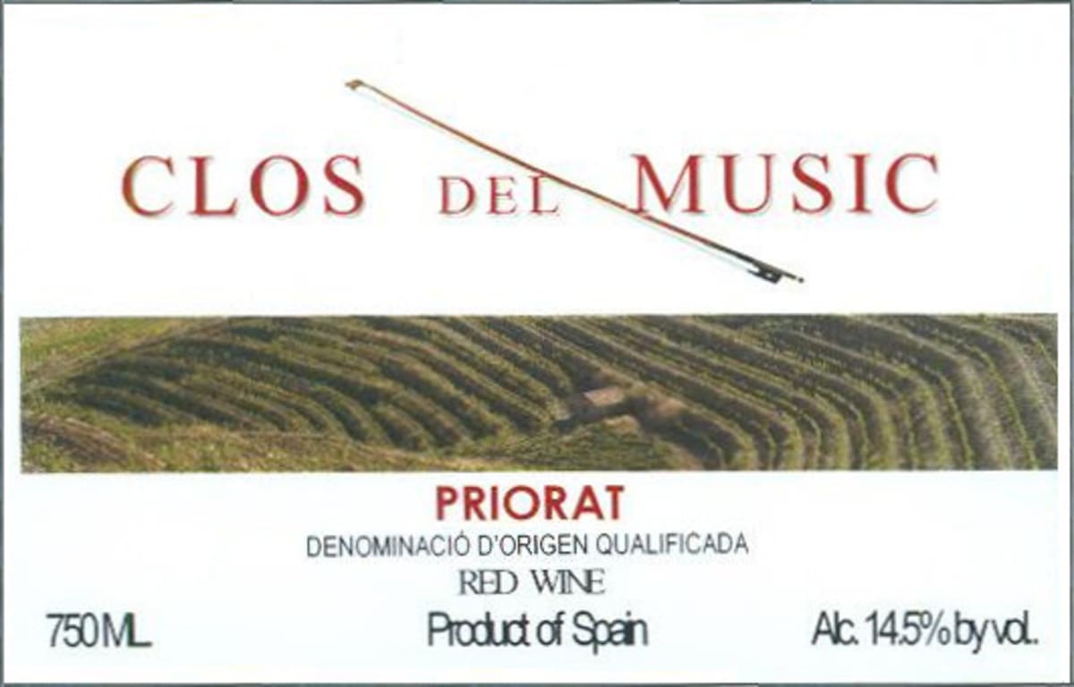 Bodegas Pinord Clos del Music 2005 Front Label