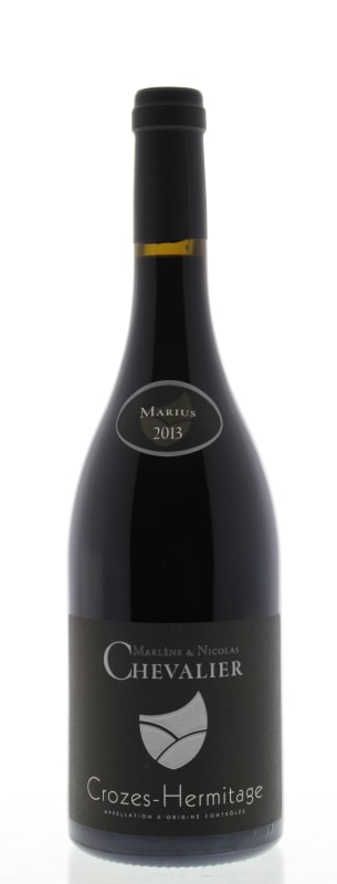Cave Chevalier Marius Crozes Hermitage Rouge 2013 Front Bottle Shot
