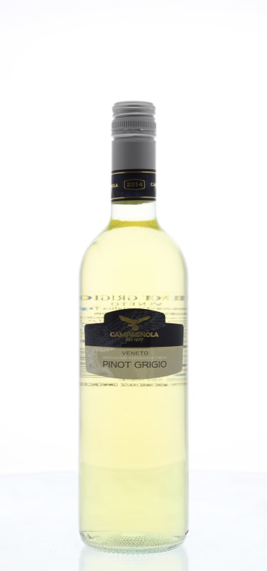 Campagnola Pinot Grigio 2014 Front Bottle Shot