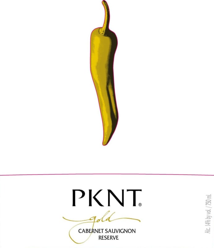 PKNT Gold Reserve Cabernet Sauvignon 2010 Front Label