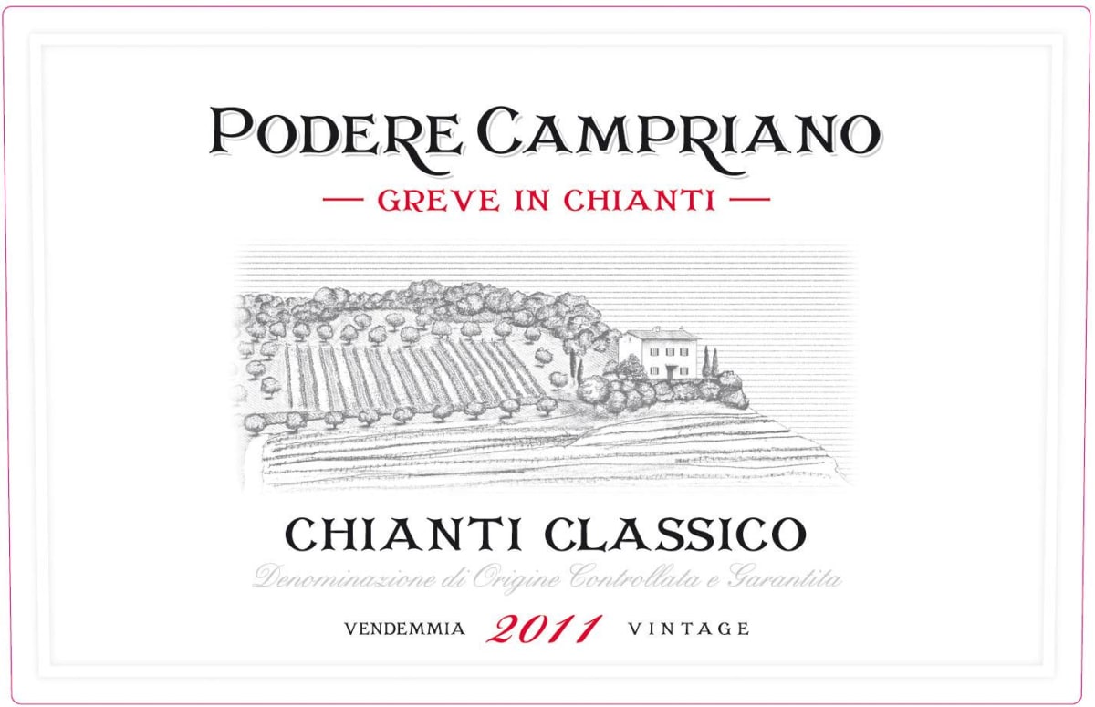 Campriano Chianti Classico 2011 Front Label