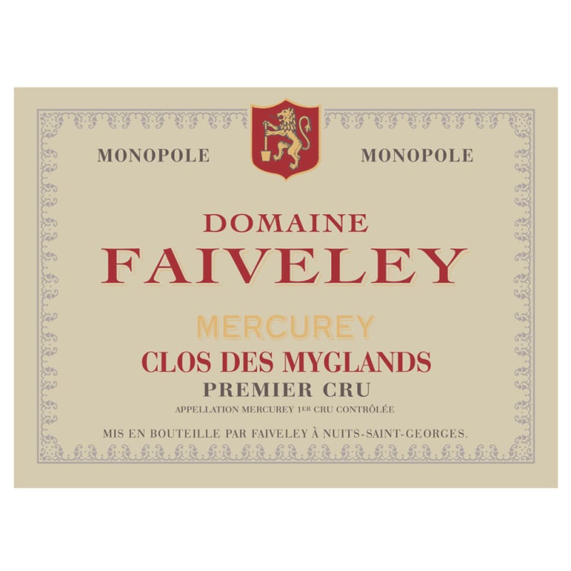 Faiveley Mercurey Clos des Myglands Premier Cru Monopole 2013 Front Label