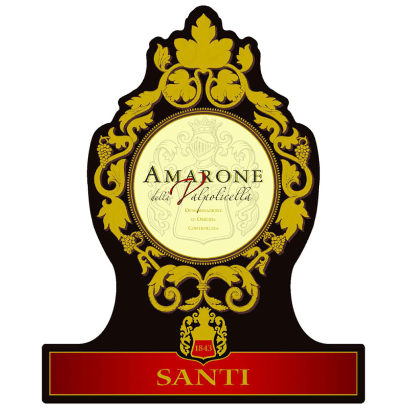 Santi Amarone 2010 Front Label
