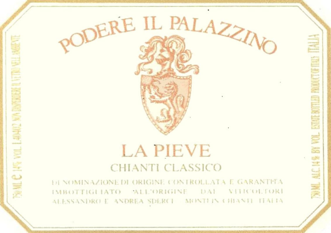 Podere Il Palazzino Chianti Classico La Pieve 2004 Front Label
